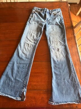 GAP Denim '70s Flare Jeans - Light Blue